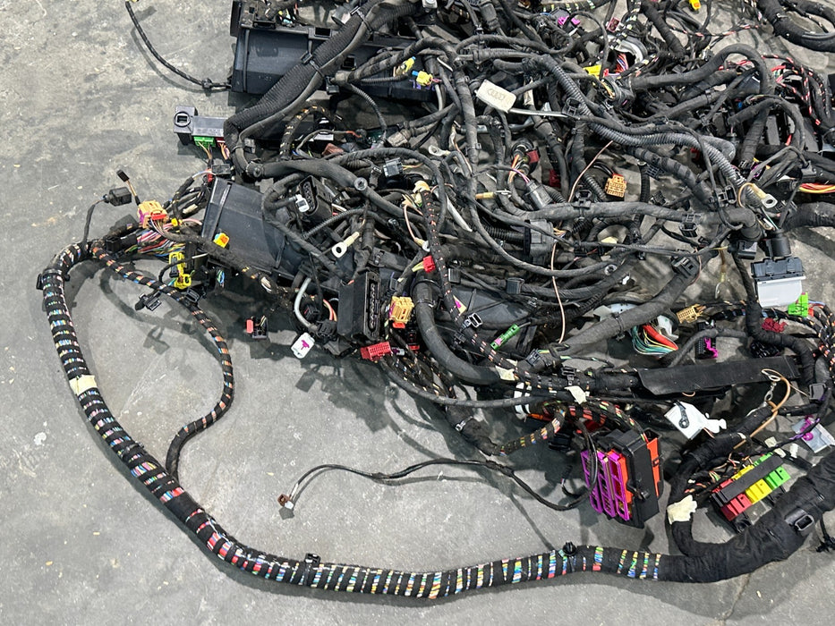 2017 AUDI R8 SPYDER MAIN CHASSIS INTERIOR WIRING HARNESS OEM