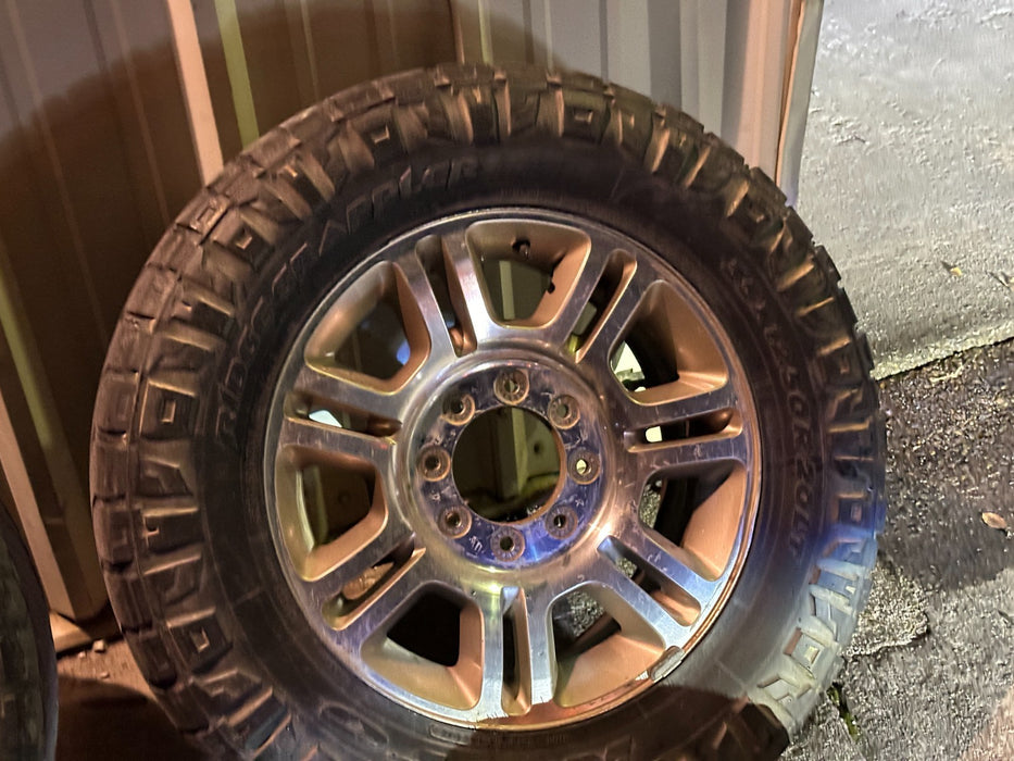2016 FORD F250 PLATINUM 20" STOCK FACTORY TAKE OFF WHEELS 35X12.50