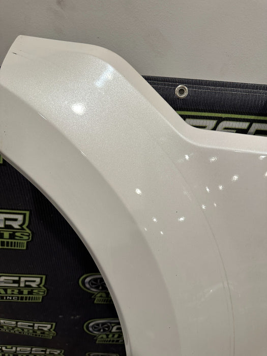 2017 2019 FORD F250 F350 FRONT LEFT FENDER OEM METALLIC WHITE (UG) *READ*