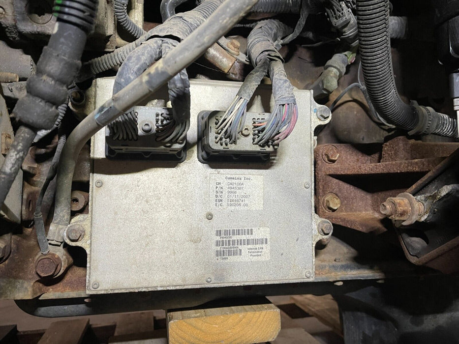 2007 2008 RAM 2500 3500 6.7 CUMMINS DIESEL ENGINE CAB & CHASSIS 114K COMPLETE