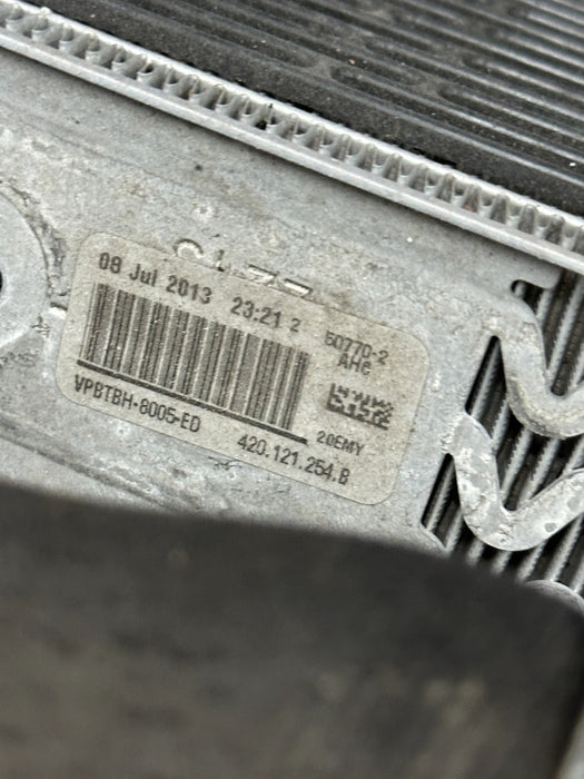 2014 AUDI R8 FRONT CENTER RADIATOR 420 121 254 B 420121254B