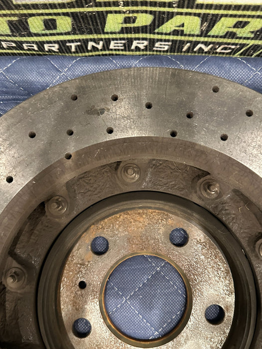 2021 AUDI R8 REAR PASSENGER RIGHT CARBON CERAMIC BRAKE ROTOR OEM 4S0 615 602 A