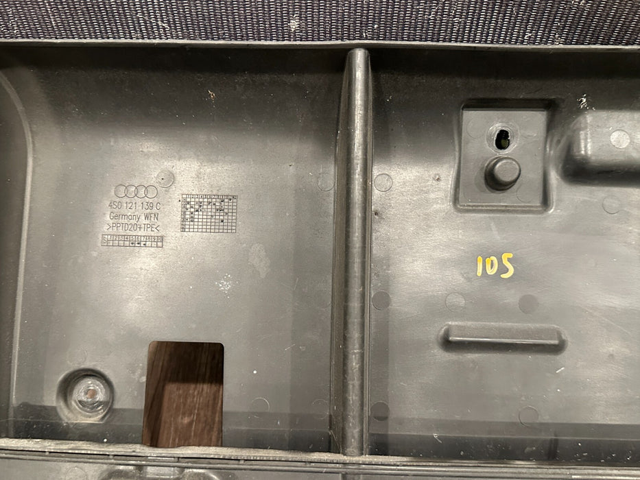 2021 AUDI R8 REAR AIR GUIDE PANEL TRIM OEM 4S0 121 139 C