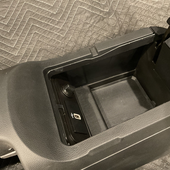 2016 FORD SHELBY GT350 CENTER CONSOLE ASSEMBLY OEM STORAGE ARM REST CUP HOLDER