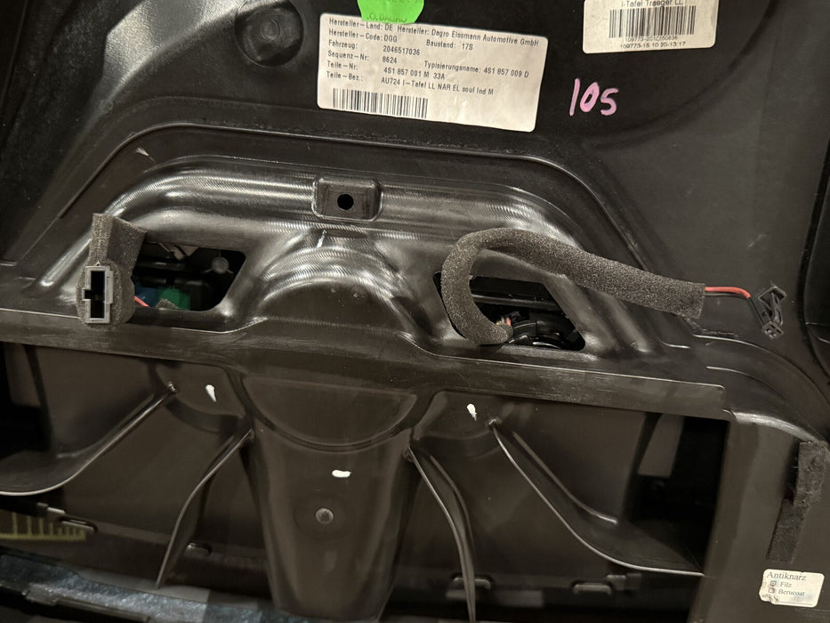 2021 AUDI R8 DASH DASHBOARD PANEL W BAG OEM *HEAT FLAWS 9-11, & 14/READ*