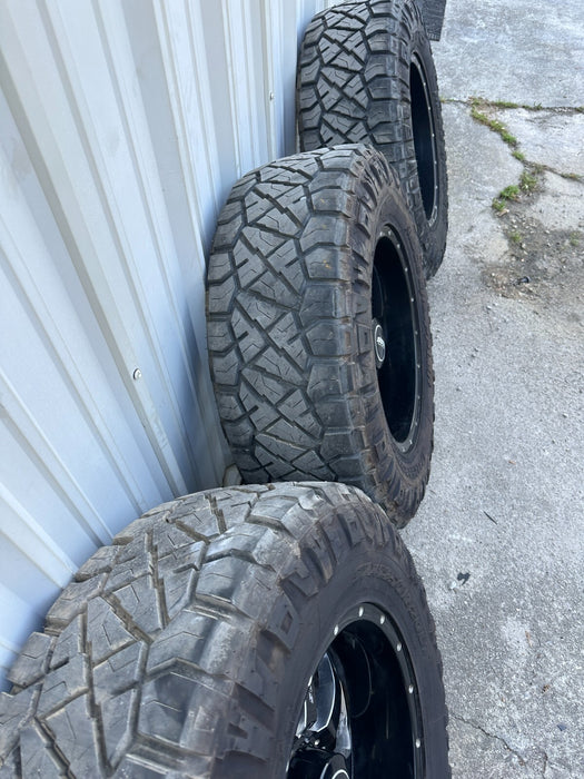 FORD F250 F350 8X170 SOTA OFFROAD 20" WHEELS 37X12.50R20 NITTO RIDGE GRAPPLERS