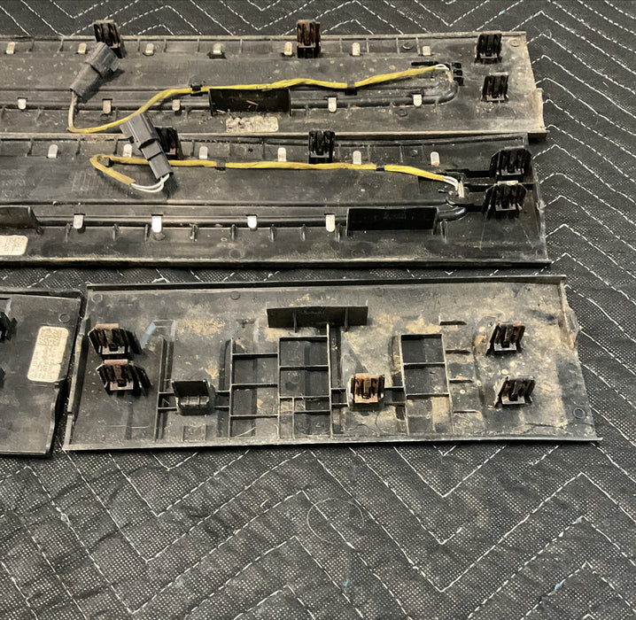2017-2019 FORD F250 F350 F450 PLATINUM FRONT REAR KICK PLATES SCUFF PLATE OEM