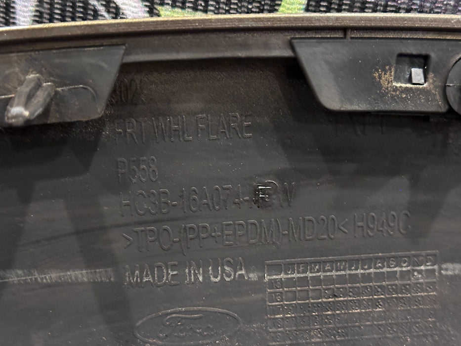 2017-2022 FORD F250 F350 FRONT LEFT RIGHT FENDER FLARES GOLD OEM *PAINT FLAWS*