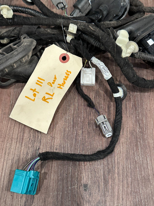 2017-2019 FORD F250 F350 REAR LEFT DOOR WIRING HARNESS OEM
