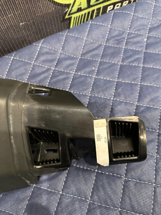 2018 AUDI R8 SPYDER LEFT PILLAR TRIM COVER PANEL W/ SIDE VENTS 4S7 867 035 E 25D