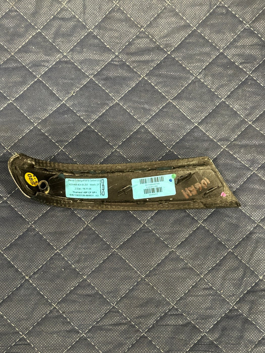 2012 AUDI R8 RIGHT DOOR HANDLE COVER CARBON FIBER TRIM PANEL OEM 423 868 824 B