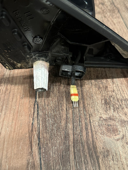 2011 BMW 550i F10 5 SERIES LEFT DOOR MIRROR GRAPHITE METALLIC (A90) *PAINT/READ