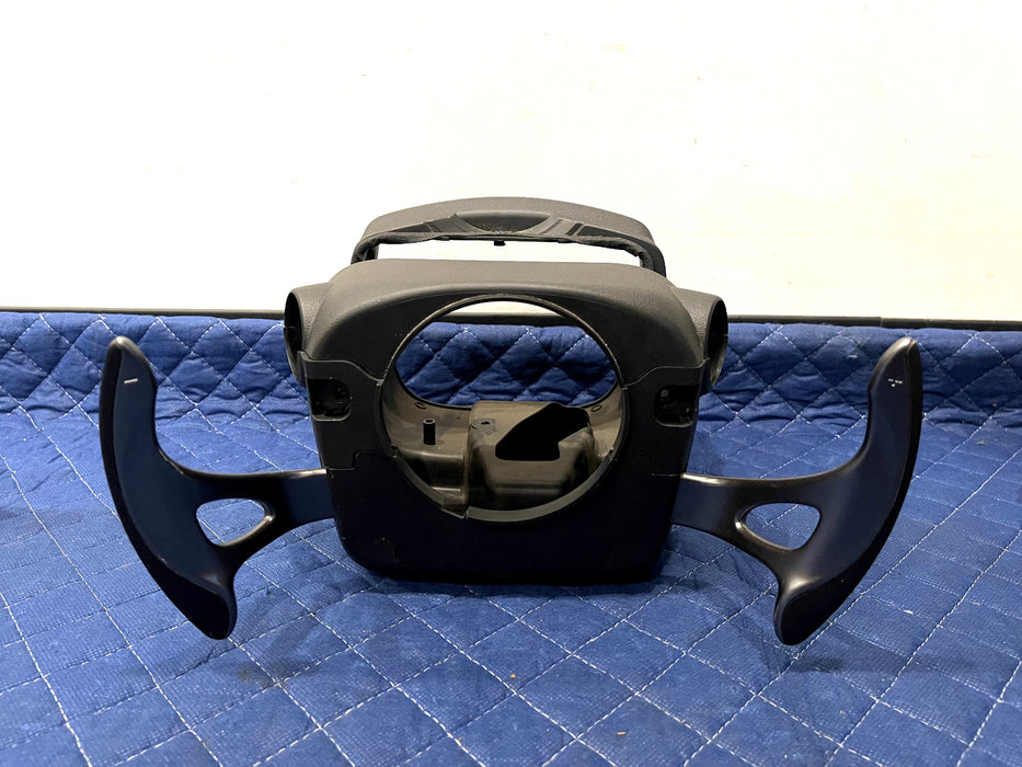 2017 NISSAN 370Z NISMO STEERING COLUMN COVER GUN METAL GRAY PADDLE SHIFTERS OEM