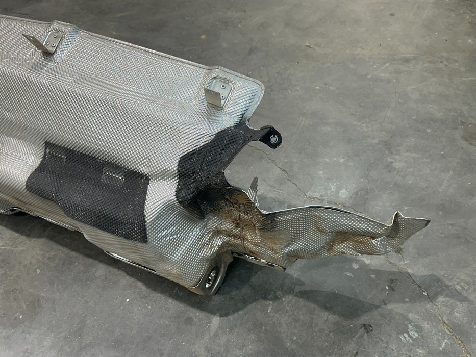 2017 AUDI R8 REAR SKID PLATE HEAT SHIELD OEM 4S0 825 709