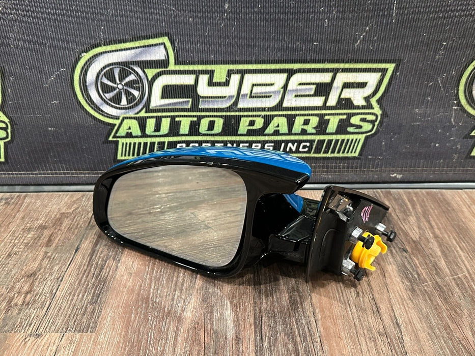 2020 BMW M4 F82 DRIVER LEFT SIDE MIRROR LAGUNA SECA BLUE *448* OEM