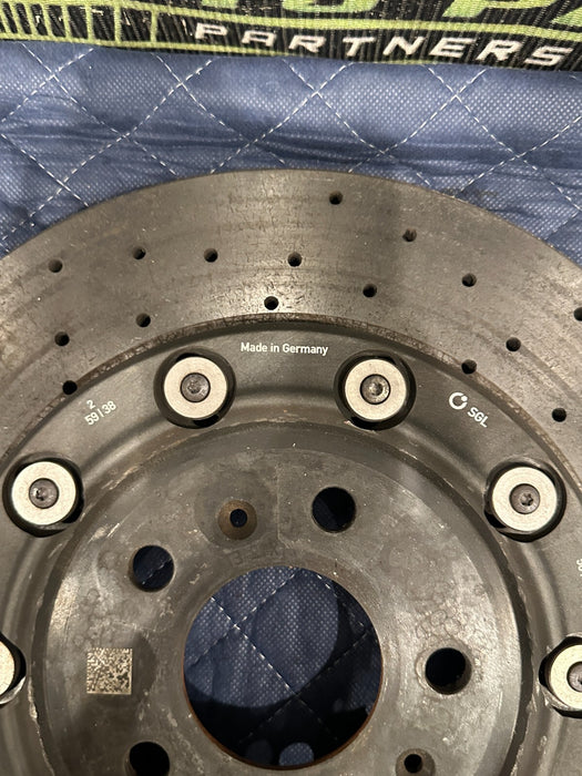 2021 AUDI R8 LEFT DRIVER CARBON CERAMIC BRAKE ROTOR OEM 4S0 615 602 A ~READ!!~