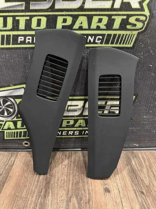 2017 AUDI R8 LEFT RIGHT DASH DASHBOARD END CAPS OEM