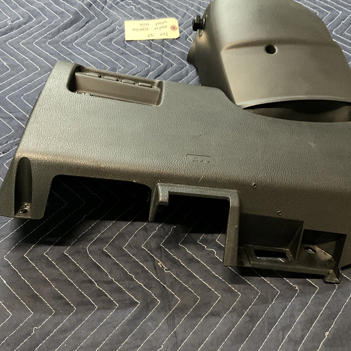 2016 NISSAN TITAN XD LOWER DASH KNEE PANEL TRIM W/ UNDER STEERING WHEEL TRIM