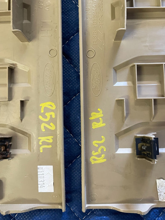 2017 2018 2019 FORD F250 F350 F450 LARIAT TAN REAR SCUFF KICK PLATE SET OEM