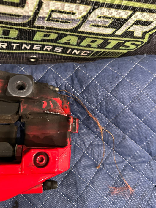 2021 AUDI R8 REAR LEFT RED CARBON CERAMIC BRAKE CALIPER OEM ~READ!!~