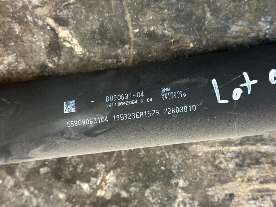 2020 BMW M4 F82 OEM REAR PROPELLER DRIVE SHAFT ASSEMBLY 8090631 04