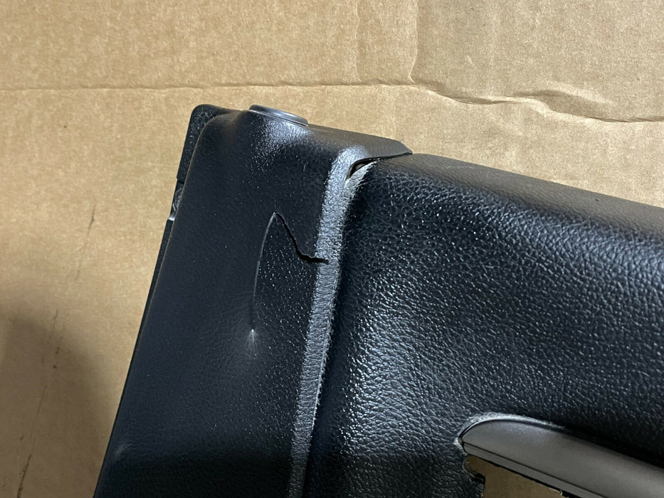 2013-2018 DODGE RAM 2500 3500 LARAMIE SPORT REAR RIGHT DOOR PANEL LEATHER~CRACK~