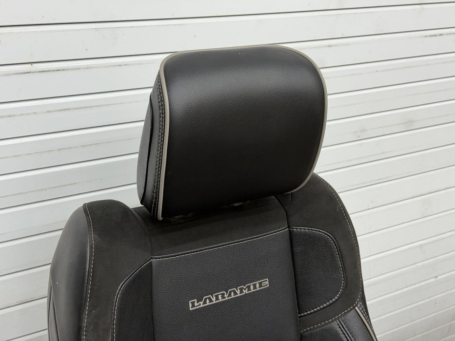 2019-2024 RAM 2500 3500 LARAMIE BLACK LEATHER HEATED COOLED DRIVER SEAT OEM
