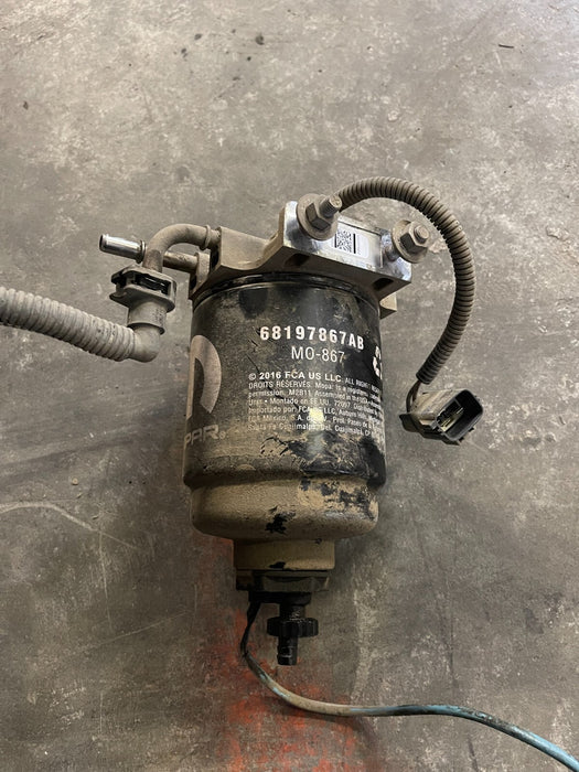 2012 DODGE RAM 3500 MEGA CAB FUEL WATER SEPERATOR FILTER OEM 68197867AB