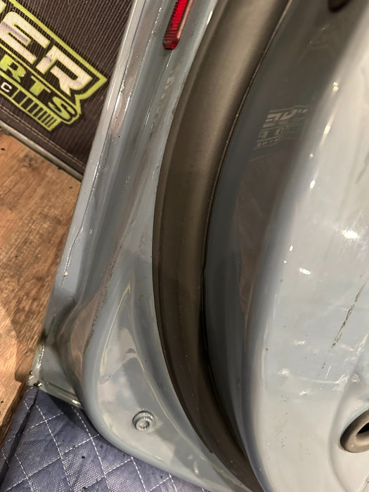 2017 2021 AUDI R8 LEFT DRIVER DOOR SHELL KEMORA GRAY  4S0 831 311 A "MINOR BURN"