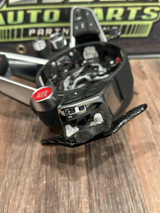 2021 AUDI R8 STEERING WHEEL CONTROL BUTTON BEZEL W PADDLE SHIFTERS OEM *READ*