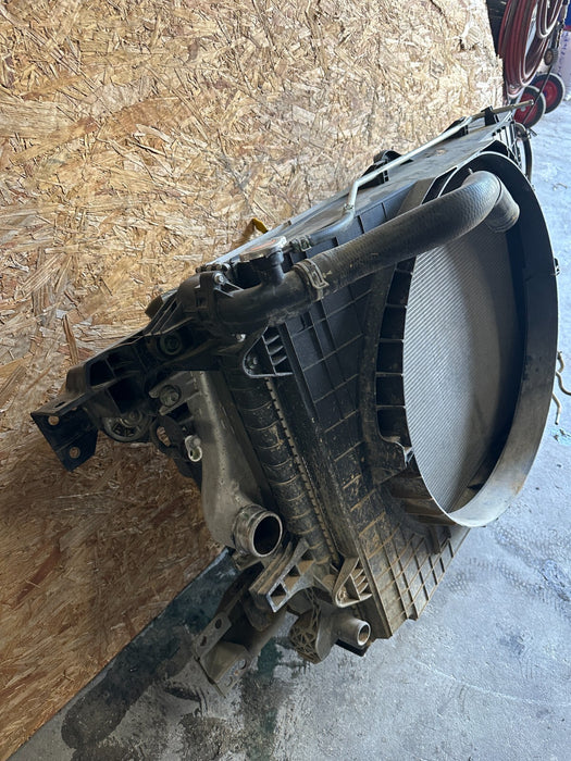 2016-2019 NISSAN TITAN XD DIESEL RADIATOR SUPPORT CONSDENSOR INTERCOOLER ASSY