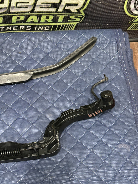 2015 JAGUAR F TYPE R FRONT LEFT & RIGHT WINDSHIELD WIPER ARM SET PAIR OEM