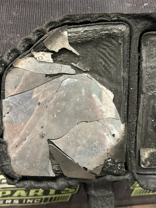 2017-2022 FORD F250 F350 F450 PASSENGER RIGHT TOW MIRROR BLISS OEM ~FIRE DAMAGE~