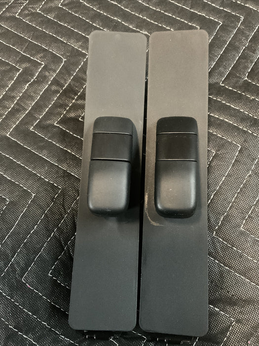 2019 FORD F350 PLATINUM DIESEL FRONT LEFT RIGHT SEAT BELT ADJUSTER BLACK SET OEM