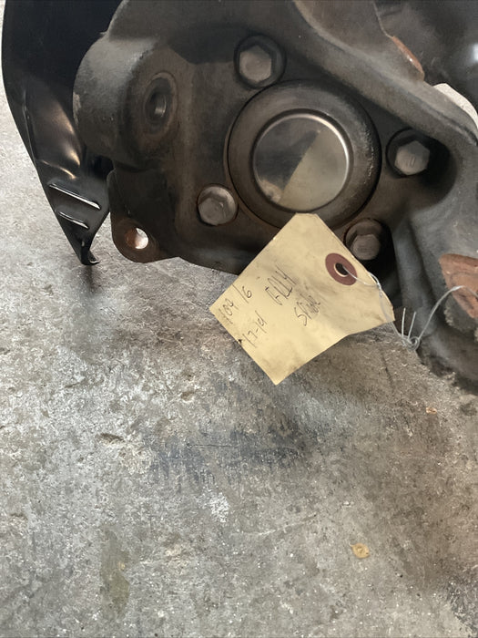 2017 SUBARU BRZ FRONT LEFT SPINDLE KNUCKLE HUB BRAKE SHIELD OEM