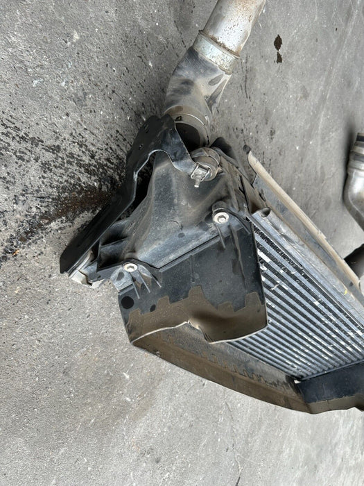 2017 RAM 2500 3500 DIESEL INTERCOOLER ASSEMBLY W/ COLD HOT SIDE PIPES OEM 14-18