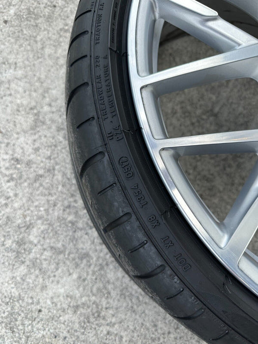 2017 2018 AUDI R8 OEM RIMS 20X11 20X8.5 WHEELS PIRELLI P ZERO TIRES 4S0601025S