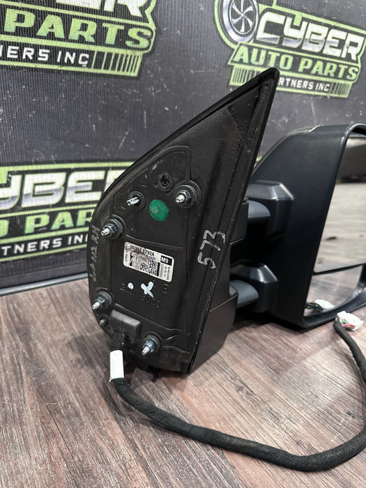 2017 NISSAN TITAN XD RESERVE RIGHT CHROME MIRROR W CAMERA OEM 96301 EZ92A