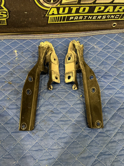 2010 NISSAN 370Z LEFT RIGHT HOOD HINGE PAIR OEM