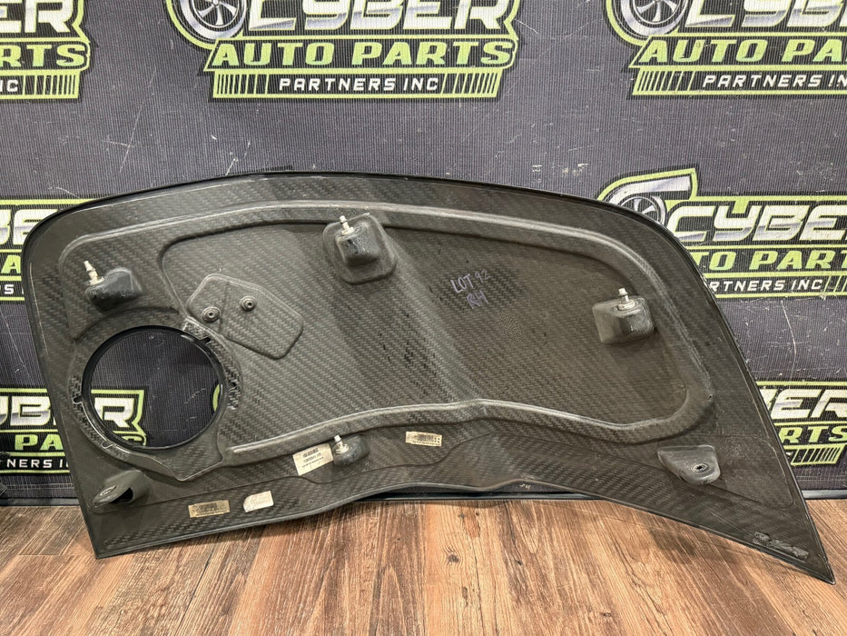 2008-2015 AUDI R8 CARBON FIBER PASSENGER SIDE BLADE OEM GENUINE *RESIDUE/READ*