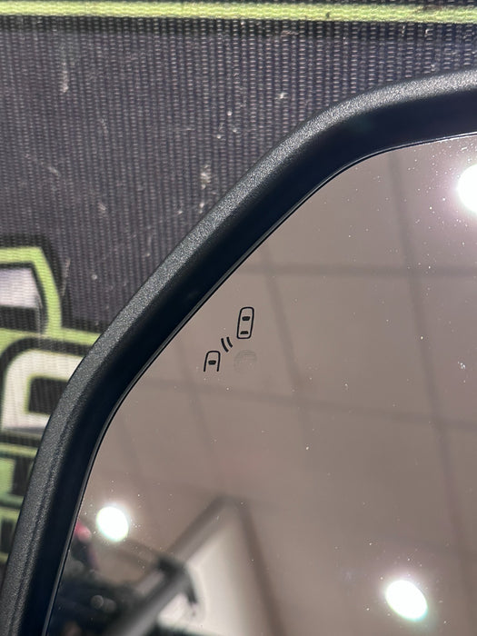 2017-2019 FORD F250 F350 F450 DRIVER LEFT CHROME CAP TOW MIRROR OEM *WEAR 12,14*