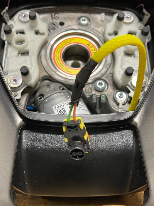 2017-2019 FORD F250 F350 F450 LEATHER STEERING WHEEL *ADAPTIVE STEERING FAULT*