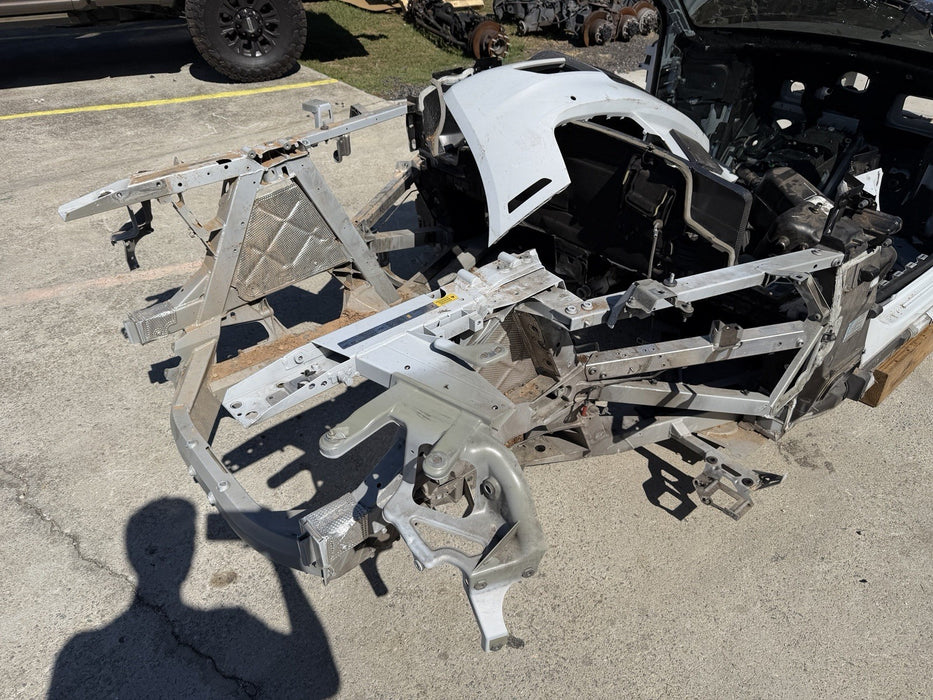 2017 2018 AUDI R8 CONVERTIBLE SPYDER BODY SHELL CHASSIS FRAME SUBFRAME