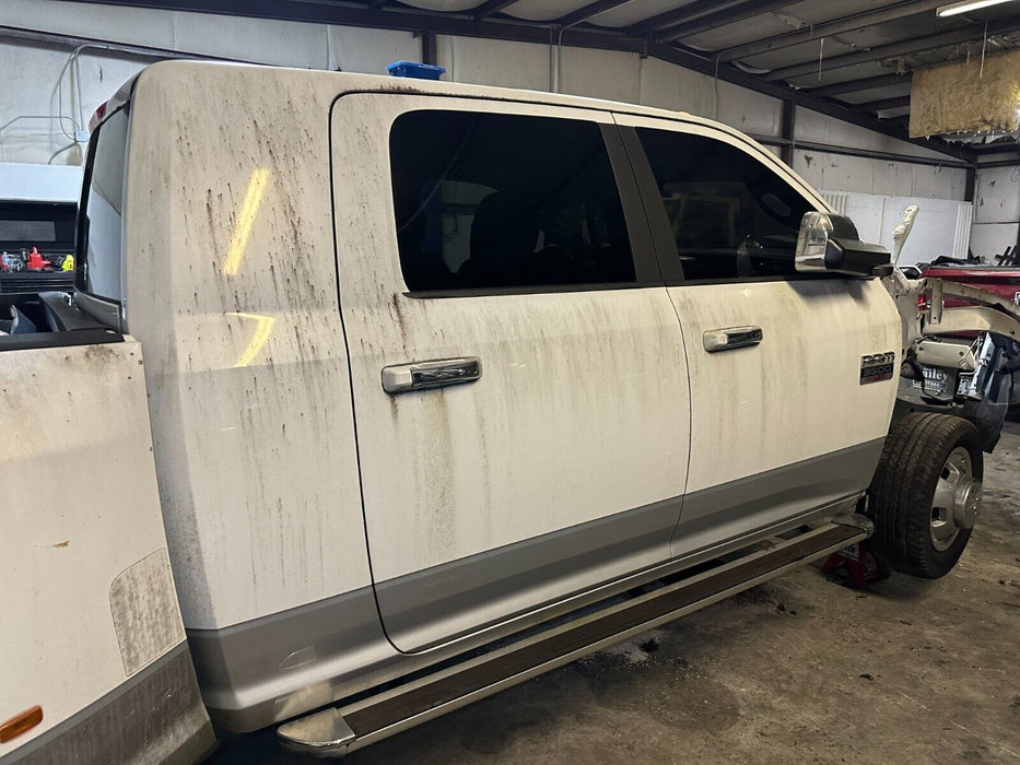 2012 RAM 3500 LARAMIE MEGA CAB SHELL CREW CAB 4 DOOR  WHITE W/ SUNROOF OEM