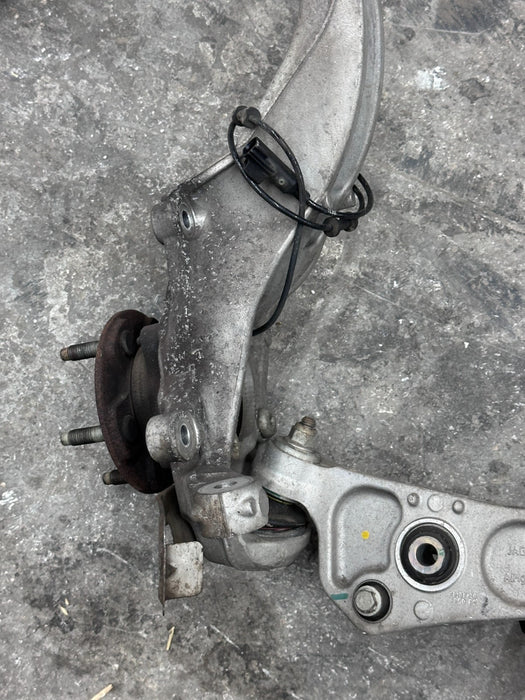 2015 JAGUAR F TYPE FRONT LEFT KNUCKLE SPINDLE OEM EX53-3K186-AB