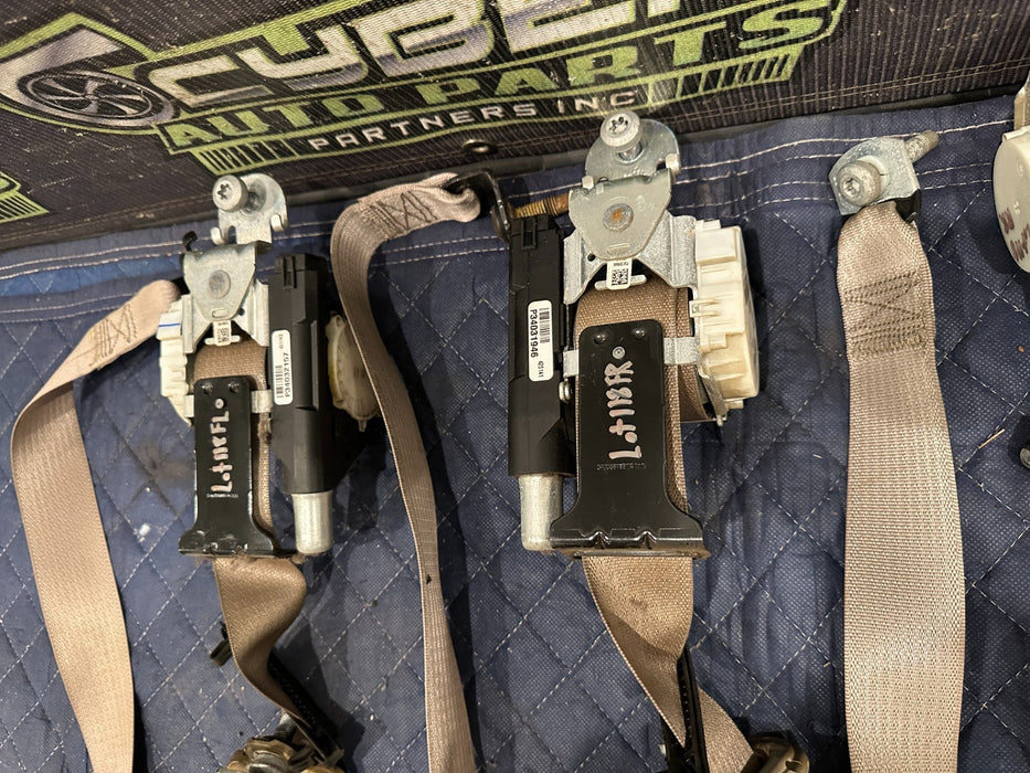 2015 DODGE RAM 2500 FRONT REAR LEFT RIGHT SEAT BELT SET OEM