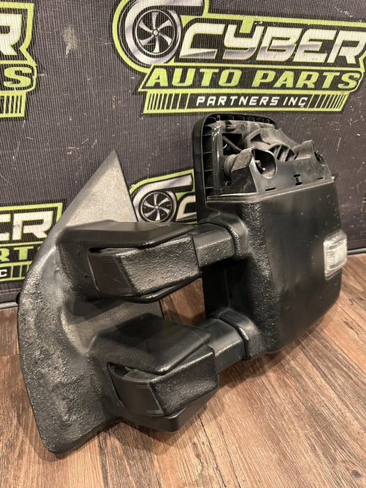 2017-19 FORD F250 F350 F450 LEFT TOW MIRROR W CAMERA OEM *BURN DAMAGE/SCUFFS*