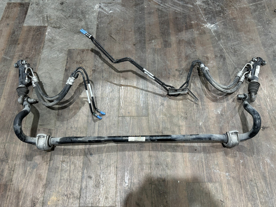 2014 PORSCHE 911 TURBO S 991 REAR STABILIZER BAR ASSEMBLY OEM 99133370312