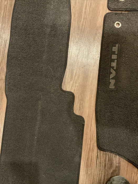 2016 NISSAN TITAN XD CARPET FLOOR MATS OEM