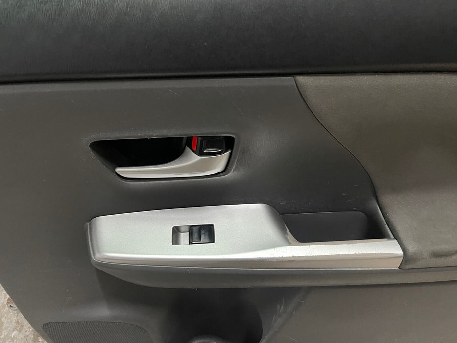 2014 TOYOTA PRIUS V REAR RIGHT RH RED DOOR W PANEL OEM *SUN DAMAGE* (READ!)